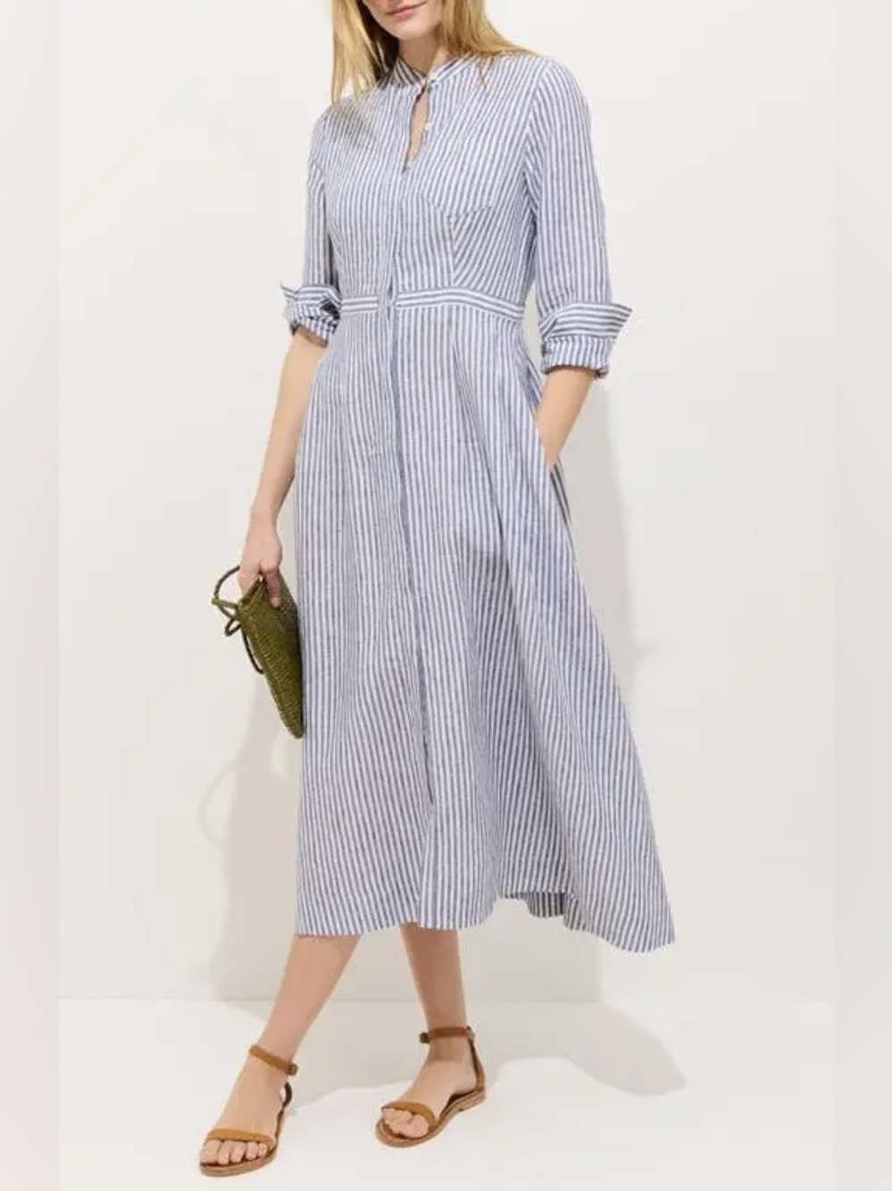Alex Mill Isabella Long Sleeve Shirtdress Sz Small